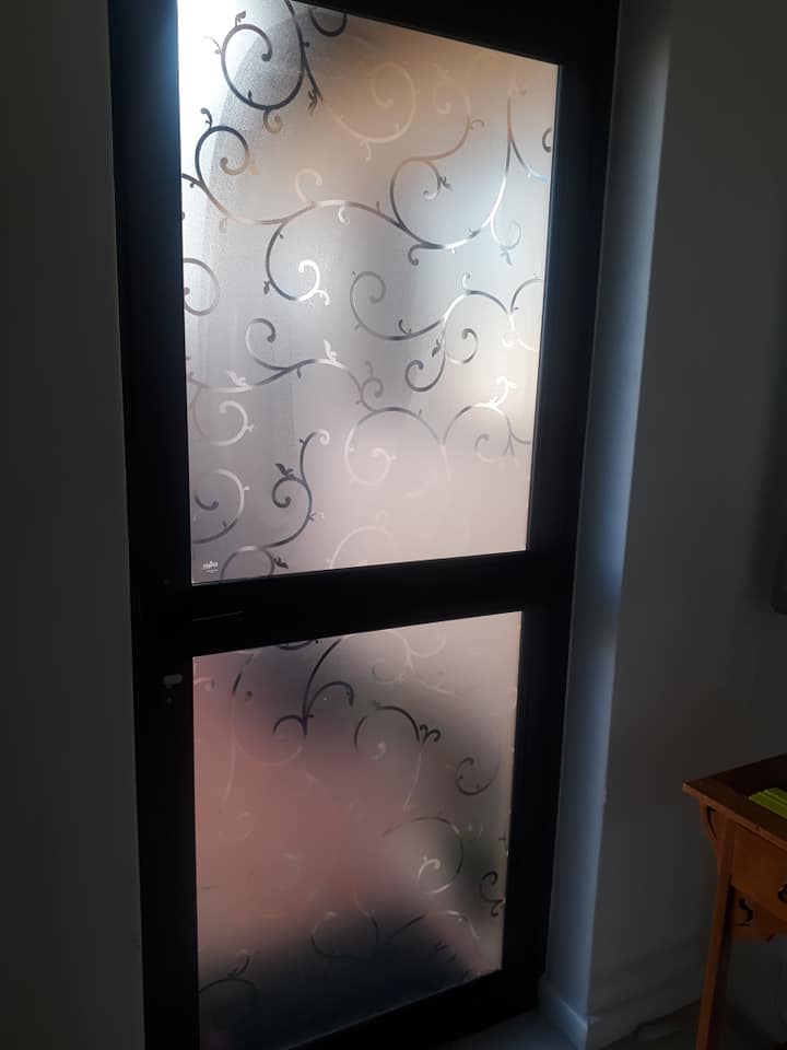 Frosted Glass Door